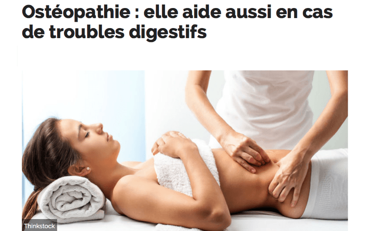 Traitement ostéopathique des troubles digestifs